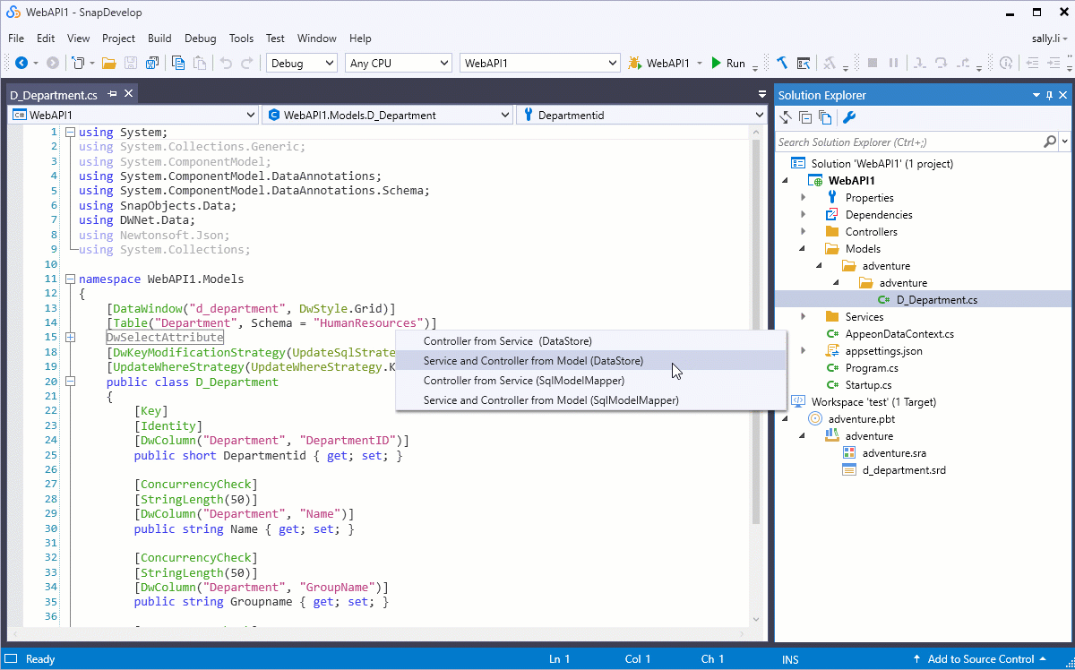 Scaffold the Service Implementation & Interface